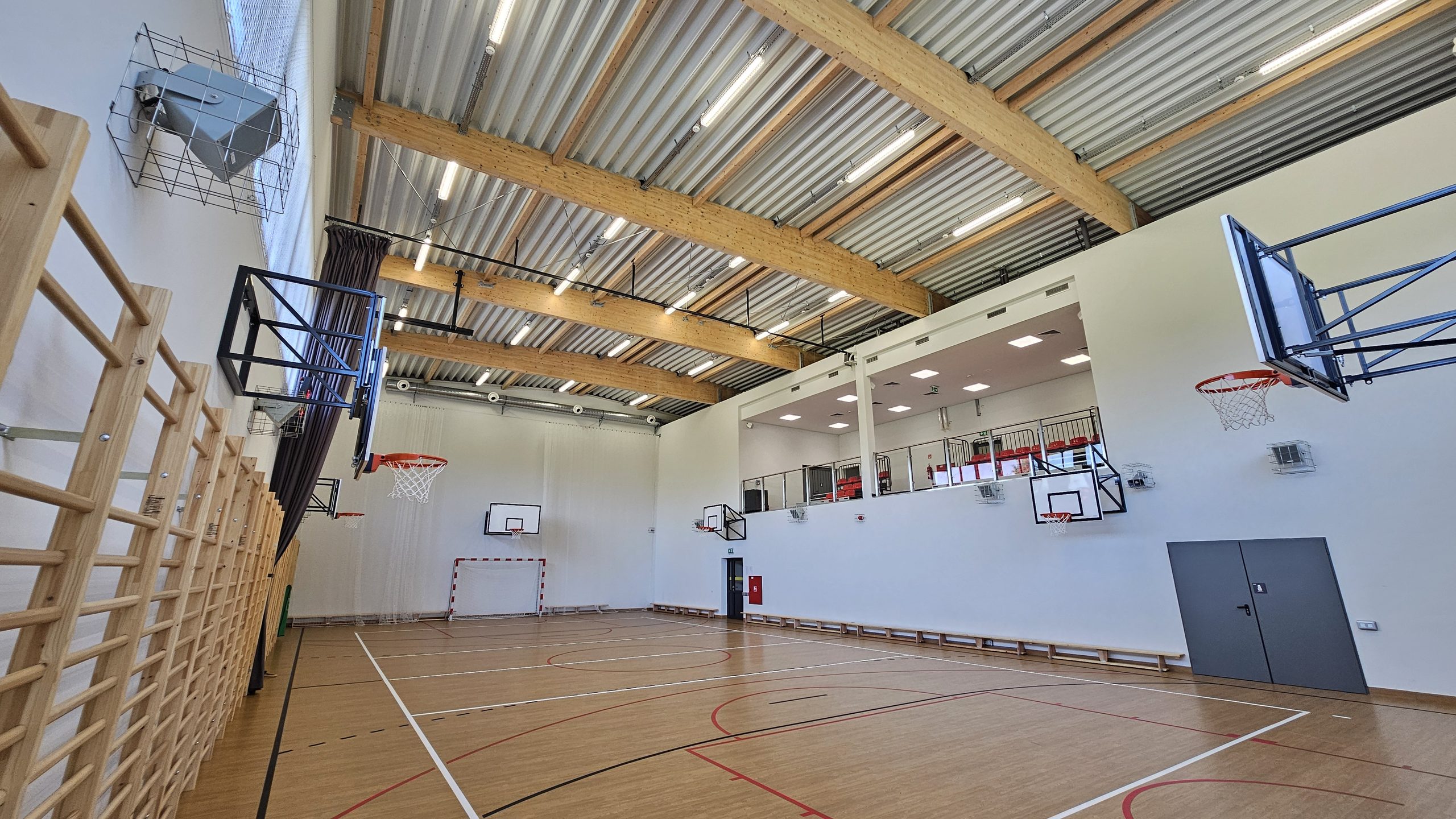 Sala gimnastyczna – Szkoła Podstawowa w Skułach